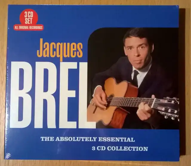 JACQUES BREL The Absolutely Essential 3CD Collection (neuf scellé/sealed)