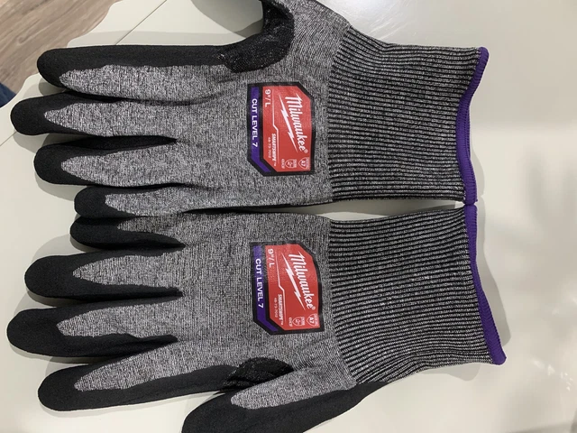 Milwaukee Large Cut Level 7 High-Dexterity Nitrile Dipped Gloves 48-73-7012