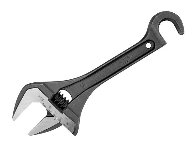 Bahco Large Mâchoire Clé Réglable avec Crochet 254.5mm Capacité 46mm BAH33H