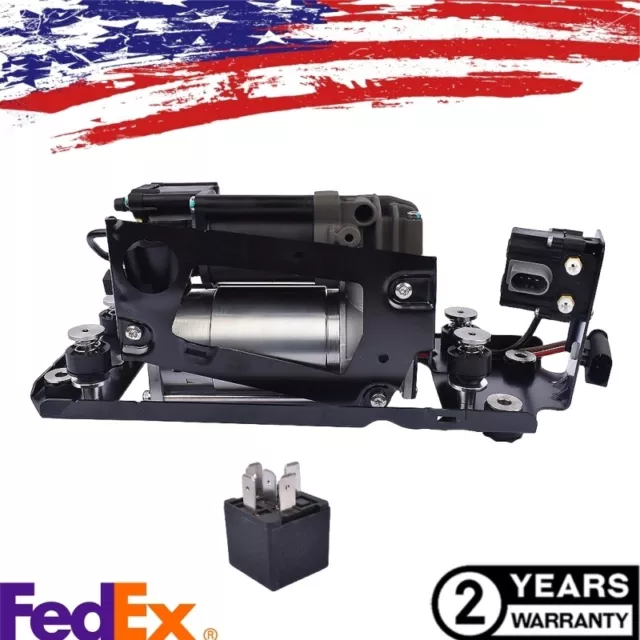 Air Suspension Compressor Pump+Valve Block +Relay For BMW 5 7 Series 37206875176