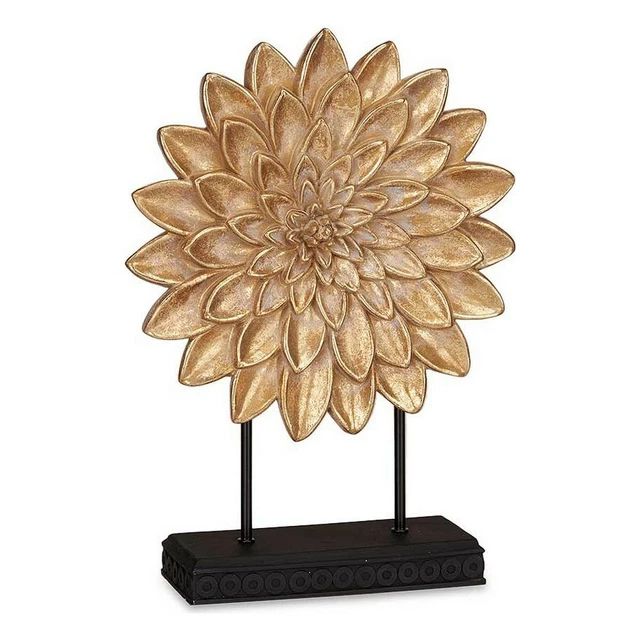 Figura Decorativa Mandala Dorado Poliresina [29 x 39 x 10 cm]