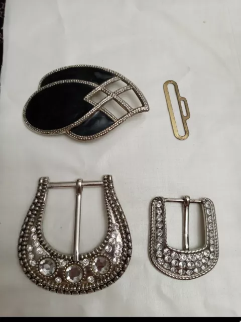 belt buckle lot vintage