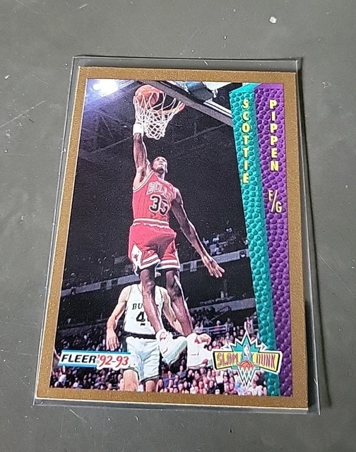 SCOTTIE PIPPEN NBA Card Fleer 199293 Slam Dunk 299 Chicago Bulls EUR