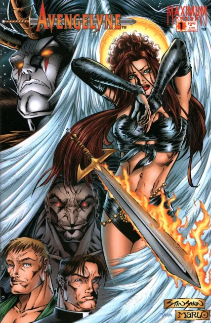 VTG Maximum Press Avengelyne Comic Book #1D (1996, 2nd Series) High Grade