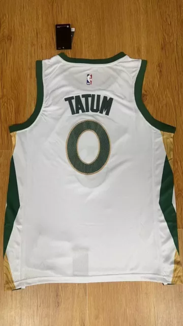 Boston Celtics Jayson Tatum Mens #0 City Edition White Jersey Size Xl ...