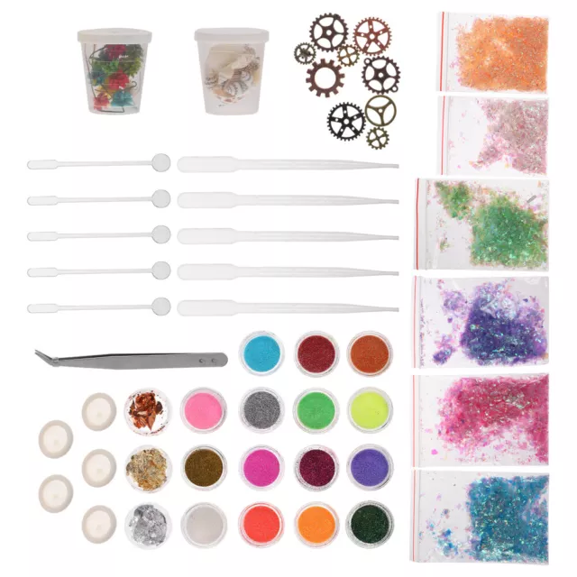 Kristall-Epoxy-Material Getrocknete Blumen Scrapbook-Verzierungen Silikonformen