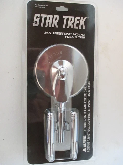New Star Trek USS Enterprise Pizza Cutter NCC-1701 Thinkgeek  Large