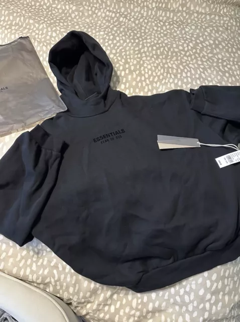 Fear of God Essentials Hoodie Size Small Black
