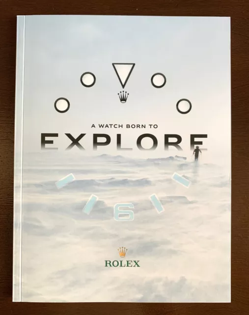 ROLEX brochure EXPLORER in inglese english depliant catalogo rivista magazine