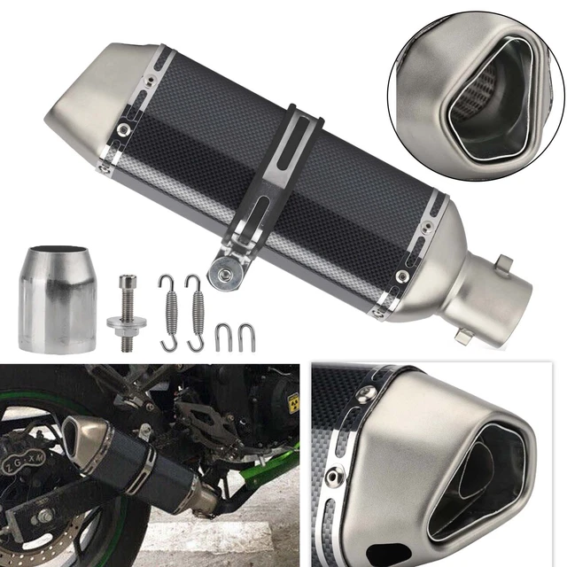 38-51mm Motorcycle Slip-on Exhaust Muffler Pipe DB Killer Baffles For Kawasaki