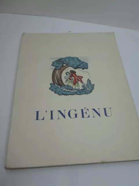 VOLTAIRE – L’INGENU  [1 vol grand in quarto 1934] Curiosa