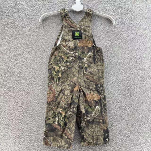 John Deere Overalls Toddle Boy 3T Green Camo Mossy Oak Country Hunting Jumpsuit