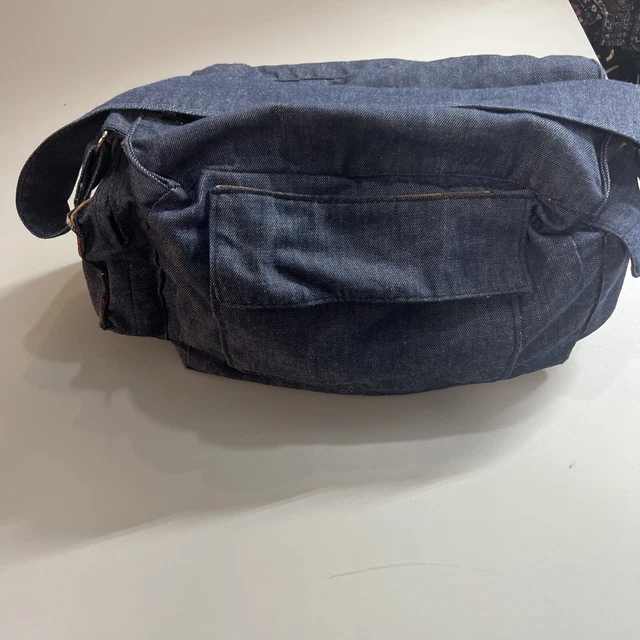 Reusable Baby Cloth Diaper Nappy Wet & Dry Bag Swimmer Denim