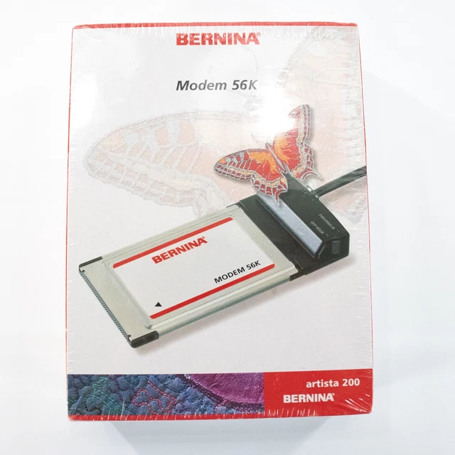 Módem Bernina 56K para máquina de coser bordado Artista 200 nuevo sellado