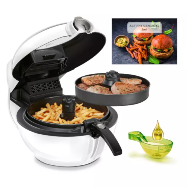 Tefal YV9700 ActiFry Genius XL 2in1 Heißluftfritteuse in Familiengröße