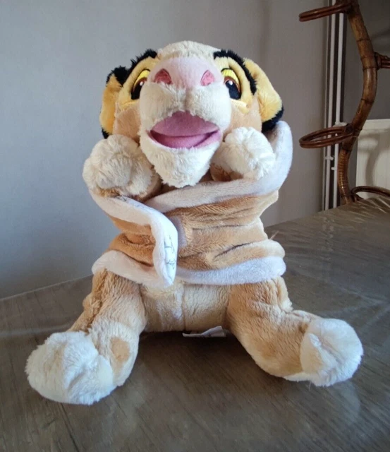 Peluche Doudou mouchoir Disney Le Roi Lion Simba Nicotoy