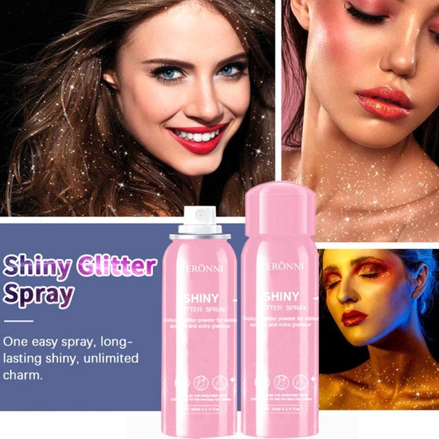 Brillo niebla cuerpo brillo resaltador facial niebla brillo niebla maquillaje S6G1
