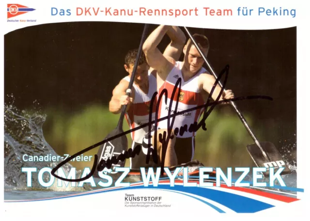Tomasz Wylenzek Kanusport (1.OS 2004) Autogrammkarte (09.23)
