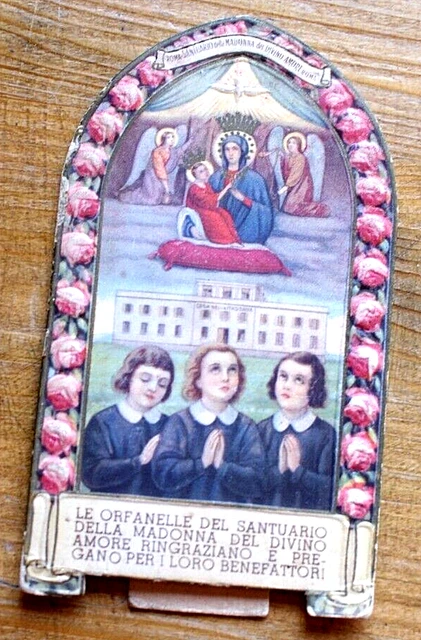 SANTINO da COMODINO ORFANELLE DELLA MADONNA DEL DIVINO AMORE