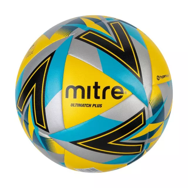 Mitre Ultimatch Plus Match Ball - Yellow - DS