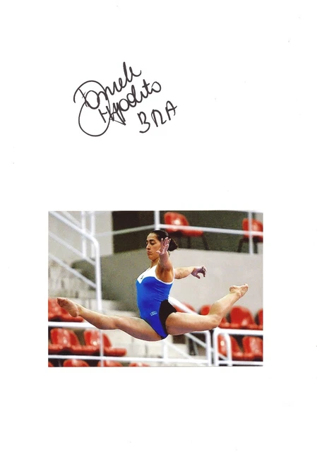Daniele Hypolito  Brasilien  Turnen 2.WM 2001  Karte original signiert WL 340842