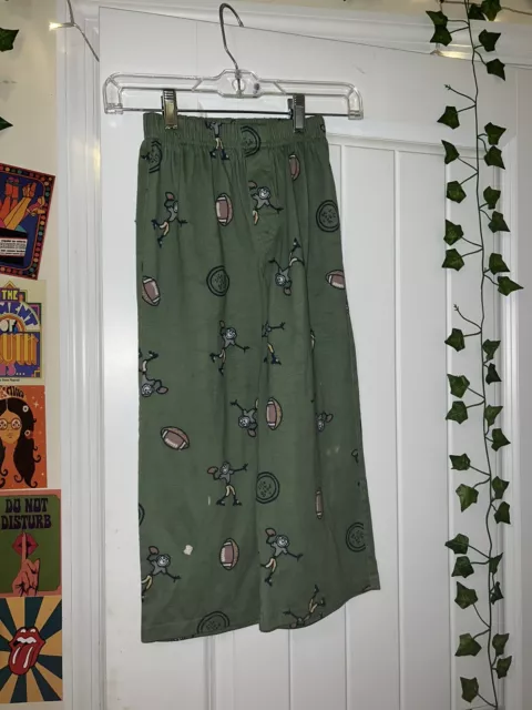 Life is good boys football themed pajama pants youth size comfy small (5-6)