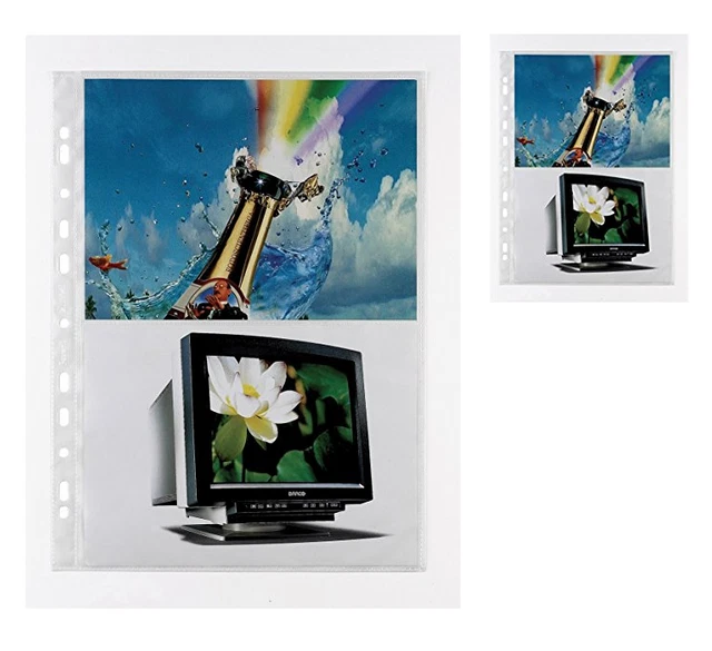 Busta Porta Foto 4 Tasche - Trasparente Per Raccolta Fotografie - Foto 6