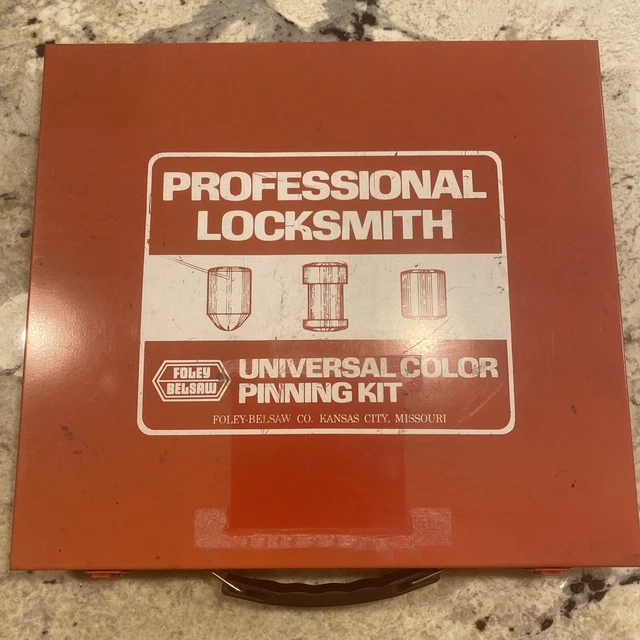 Foley Belsaw Universal Color Pinning Kit Professional Locksmith Kwikset Sargent