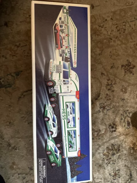 Hess Toy Truck And Racers, 1997 In Box