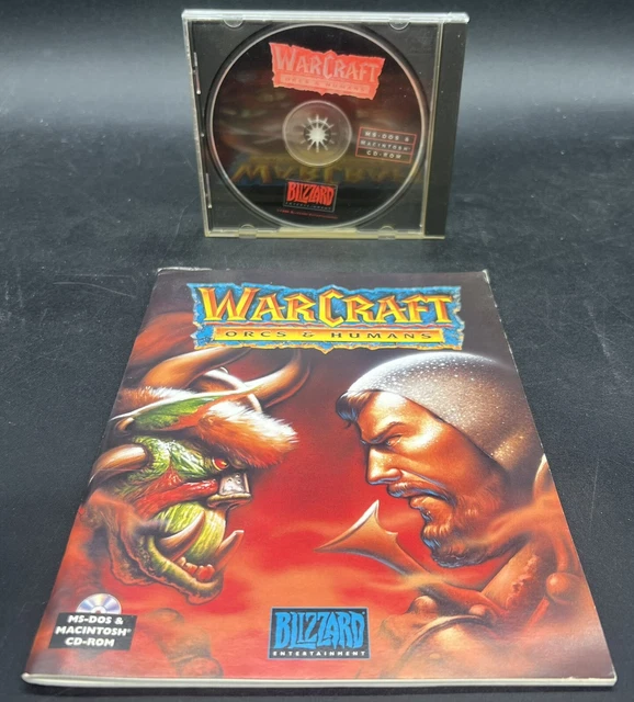 WARCRAFT ORCS & Humans MS-DOS CD-ROM BIG BOX Jeu PC 1994 EUR 143,09 ...