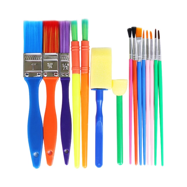 15pcs Paints Pennelli acquerello Pennelli per pittura ad olio Pennelli per
