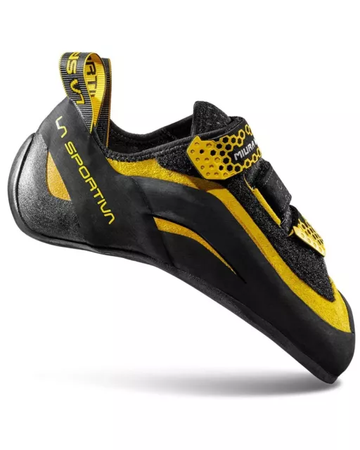 La Sportiva Miura VS Climbing Shoes, Black/Yellow