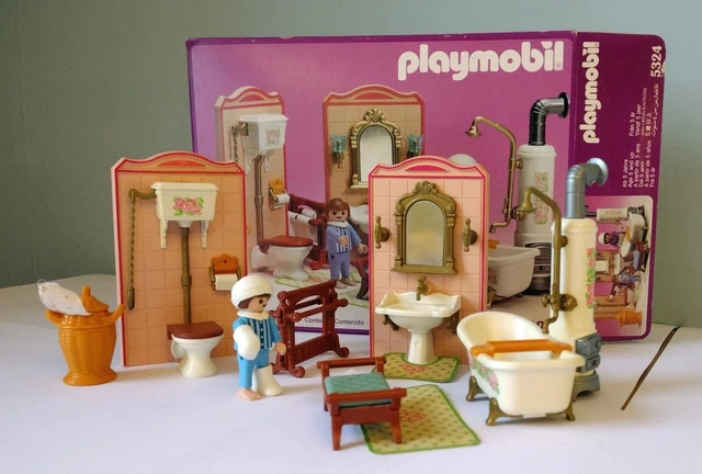 PLAYMOBIL MANOIR VICTORIEN salle de bain set 5324 MISB neuf ancien stock jamais ouvert années PLAYMOBIL MANOIR VICTORIEN salle de bain set 5324 MISB neuf ancien stock jamais ouvert années