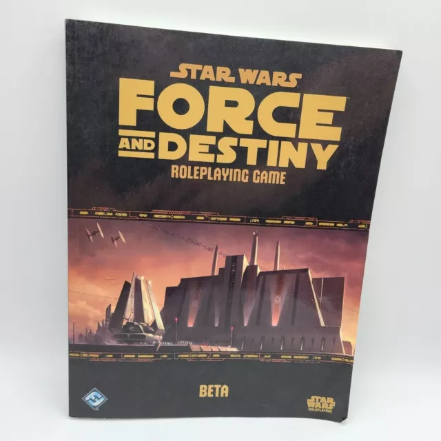 Star Wars Force and Destiny RPG Book BETA Version Limited Edition