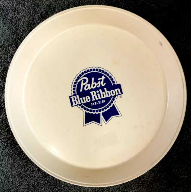 PABST BLUE RIBBON BEER 13" Plastic Serving Tray PARTY DECOR Thermo Serv VINTAGE