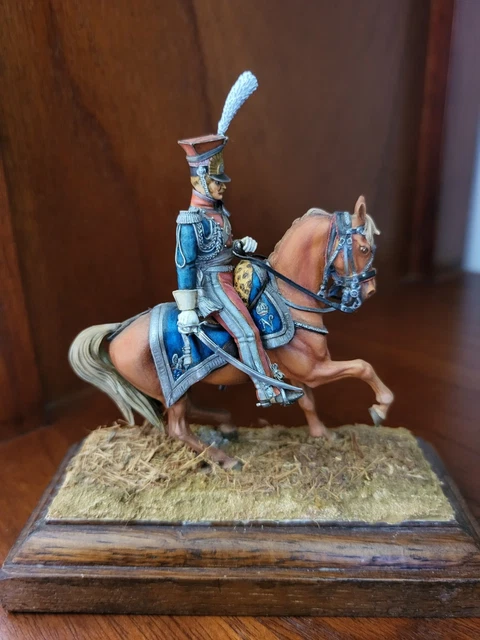 Figurine Metal Modeles, Officier Des Grenadiers 1809, 54mm, Plomb Peint, Premier Empire, Occasion