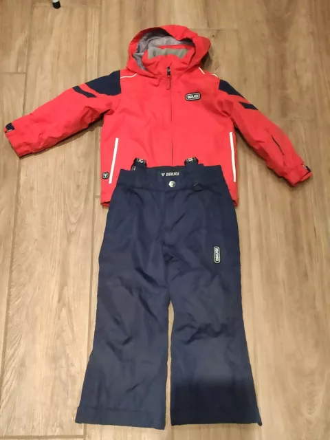 completo Tuta sci bambino BRUGI 3-4 Anni 98-104 Cm Come Nuova