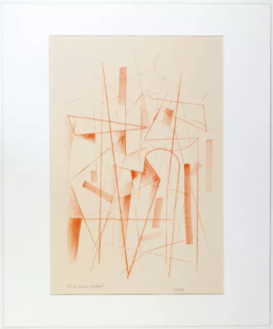 John G. F. von Wicht, "Harbor abstract" stark abstrahierte Architektur,  USA 2