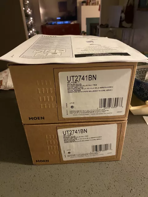 Moen Ut2741Bn Glyde Brushed Nickel M-Core 2-Series Valve 100% Brand New