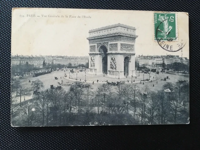 CPA 75 PARIS - Vue Générale de la Place de L'Etoile
