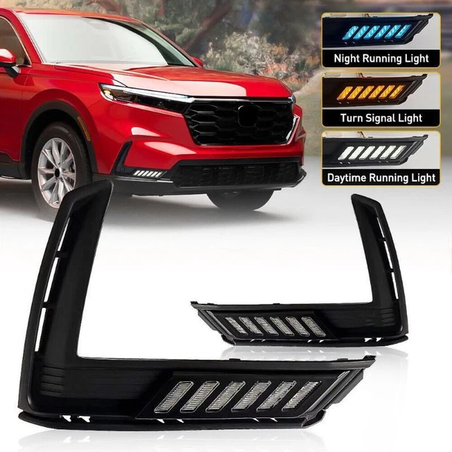 FOR HONDA CRV CRV 2025 2025 LED Fog Lamp Daytime Running Light w/ Turn