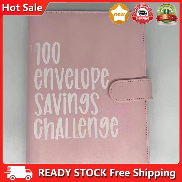 100pcs Budget Planner Book with Envelopes Budget Planner (Pink)