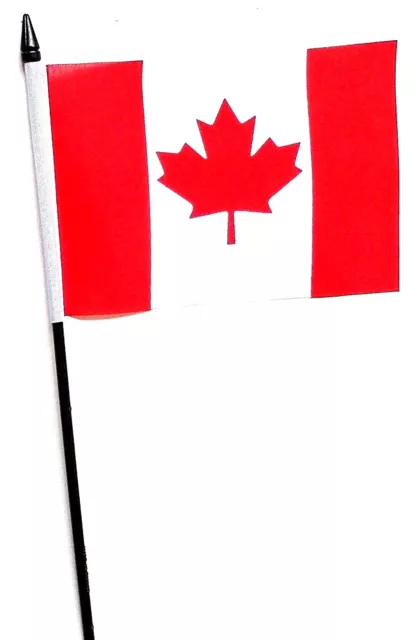 Canada Small Hand Waving Flag 6" x 4"