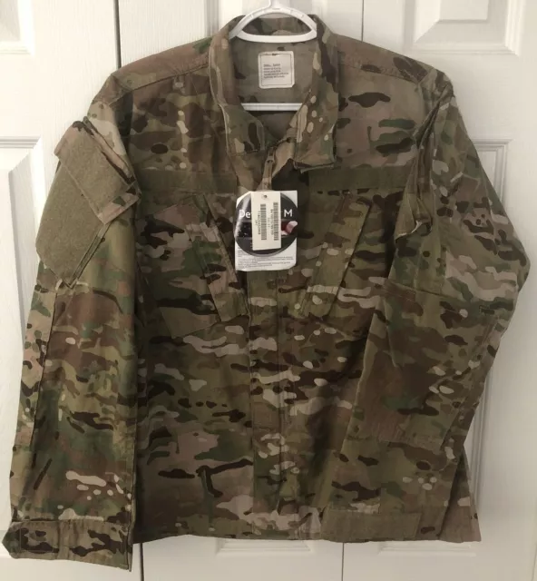 New With Tags Army Issue Combat Coat NSN 8415-01-579-9759 Small Short Multicam
