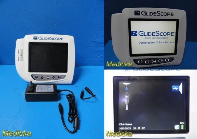 Verathon Medical 0570-0338 Glidescope Video Monitor W/ Power Adapter ~ 31428