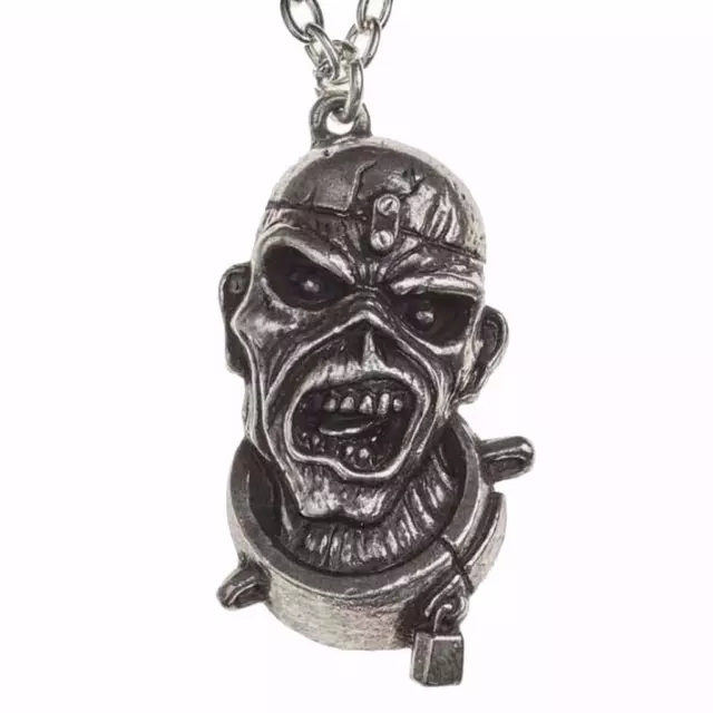 ALCHEMY ROCKS IRON MAIDEN PENDANT Eddie Piece Of Mind Necklace Pewter Official