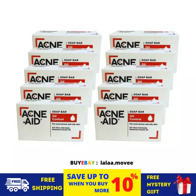 10XACNE-AID Control de aceite en barra de jabón facial y corporal para...