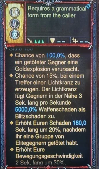 Diablo 3 - Nintendo Switch - Damage Ring - 450% Magiefundbonus - MODDED - SC/HC 2