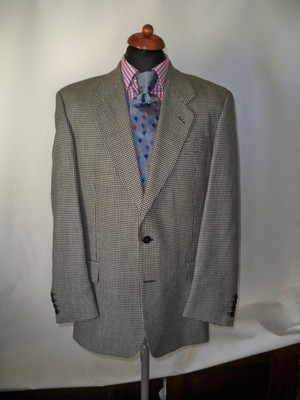 AQUASCUTUM of Londra Da Uomo 100% Lana Giacca di tweed-retaggio. 