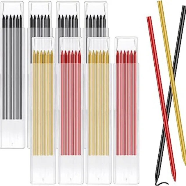 48Pcs Tracer Pencil Refills, 2.8mm Pica Pencil Refill, Solid Carpenters Pencil 3